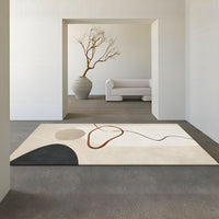 Rug with Colour Block Pattern Modern Scandinavian | Omvra