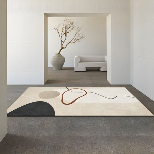 Rug with Colour Block Pattern Modern Scandinavian | Omvra
