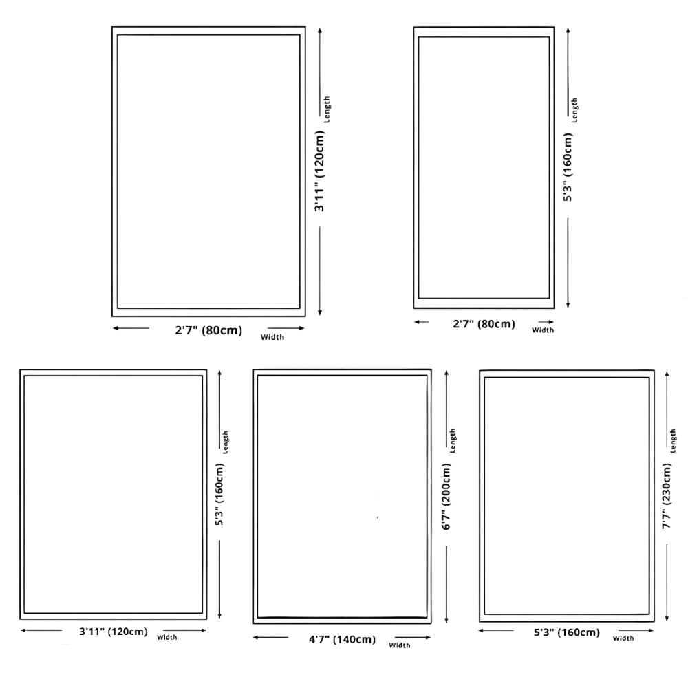 Rug with Geometric Pattern Scandinavian Style | Arilo