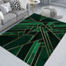 Rug with Golden Details Modern Glam Interior | Marzen