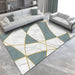 Rug with Polyester Abstract Modern Design | Feliora