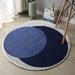 Rug with Polyester Anti-Slip Graphic Circle Style | Lumaro