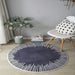 Rug with Polyester Anti-Slip Modern Geometric | Moriva
