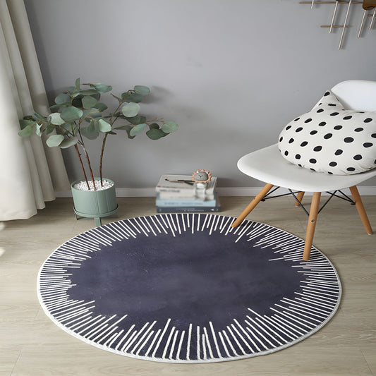 Rug with Polyester Anti-Slip Modern Geometric | Moriva
