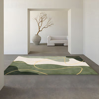 Rug with Scandinavian Design and Colour Block Pattern | Truvo