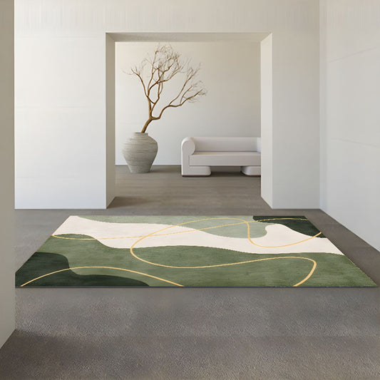 Rug with Scandinavian Design and Colour Block Pattern | Truvo