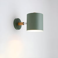 Scandinavian Wall Light Adjustable 90° Wood Metal | Olvaro