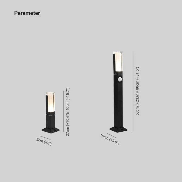 Sensor Outdoor Path Light Metal Modern Garden | Navaro