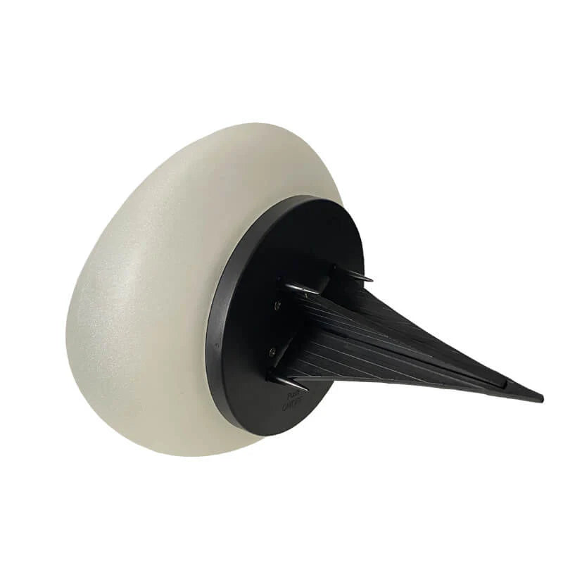 Solar Frosted Globe Ground Light Outdoor | Toldan