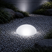 Solar Frosted Globe Ground Light Outdoor | Toldan