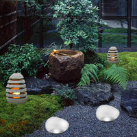 Solar Frosted Globe Ground Light Outdoor | Toldan