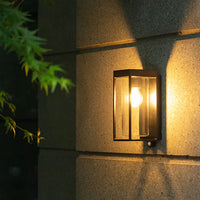 Solar Glass Wall Light Outdoor for Exterior Use | Salwizo