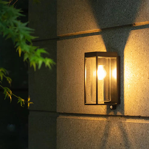 Solar Glass Wall Light Outdoor for Exterior Use | Salwizo
