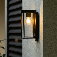 Solar Glass Wall Light Outdoor for Exterior Use | Salwizo