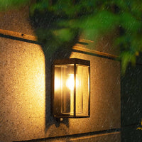 Solar Glass Wall Light Outdoor for Exterior Use | Salwizo