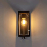 Solar Glass Wall Light Outdoor for Exterior Use | Salwizo