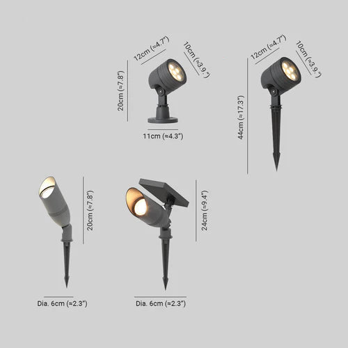 Solar LED Garden Spotlight Outdoor Ground Light | Heliaro
