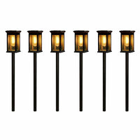 Solar LED Lantern Path Light Outdoor ABS | Polvaxi