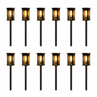 Solar LED Lantern Path Light Outdoor ABS | Polvaxi