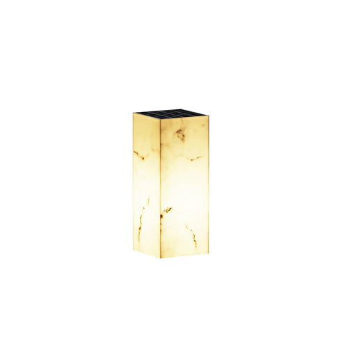 Solar Marble Cube Garden Light Outdoor Modern Design | Solvexi