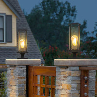 Solar Metal Path Light Outdoor Garden Modern Design | Raylio
