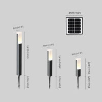 Solar Motion Sensor Outdoor Path Light Metal | Sapviro