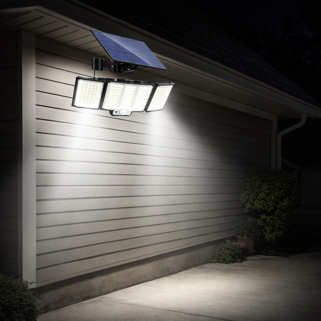 Solar Motion Sensor Wall Light LED Outdoor | Delora