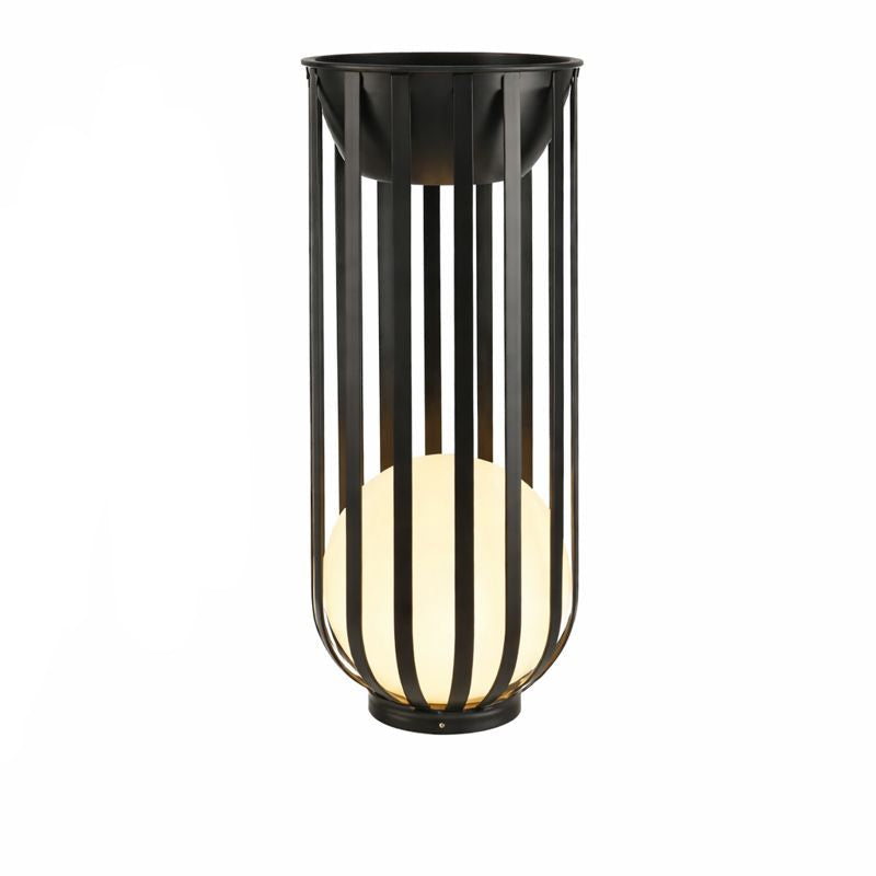 Solar Powered Metal Outdoor Floor Lamp Modern Design | Solarvo