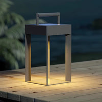 Solar Stainless Steel Outdoor Lantern Minimalist Design | Solaryn