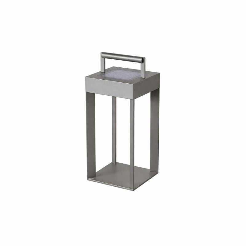 Solar Stainless Steel Outdoor Lantern Minimalist Design | Solaryn