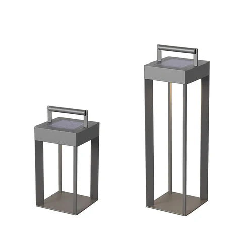 Solar Stainless Steel Outdoor Lantern Minimalist Design | Solaryn