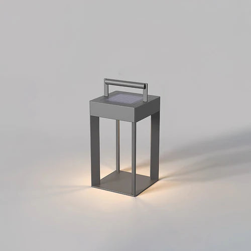 Solar Stainless Steel Outdoor Lantern Minimalist Design | Solaryn