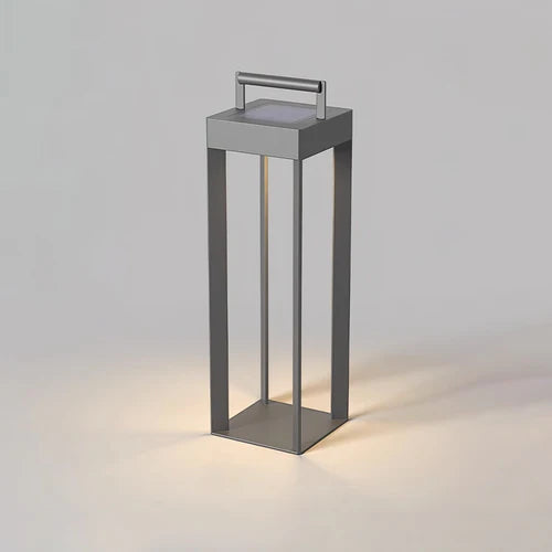 Solar Stainless Steel Outdoor Lantern Minimalist Design | Solaryn