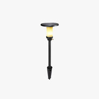 Solar Stone Garden Ground Light Metal Outdoor | Solavyn