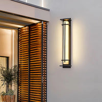 Stainless Steel Outdoor Wall Light Alabaster Look | Raylux