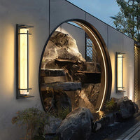 Stainless Steel Outdoor Wall Light Alabaster Look | Raylux