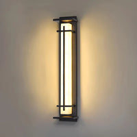 Stainless Steel Outdoor Wall Light Alabaster Look | Raylux