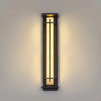 Stainless Steel Outdoor Wall Light Alabaster Look | Raylux