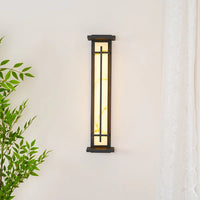 Stainless Steel Outdoor Wall Light Alabaster Look | Raylux