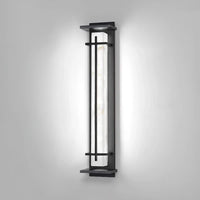 Stainless Steel Outdoor Wall Light Alabaster Look | Raylux