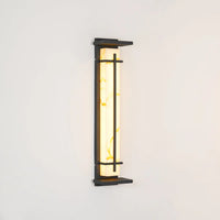 Stainless Steel Outdoor Wall Light Alabaster Look | Raylux