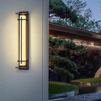 Stainless Steel Outdoor Wall Light Alabaster Look | Raylux