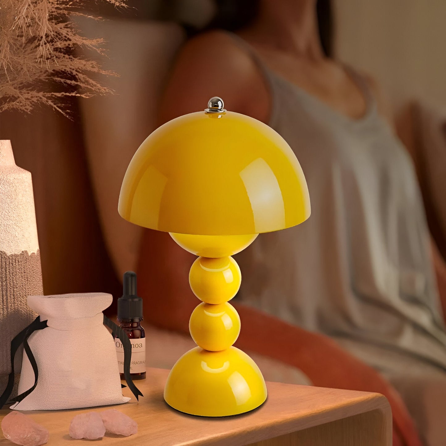 Table Lamp Acrylic Wireless Nordic Style | Doriva