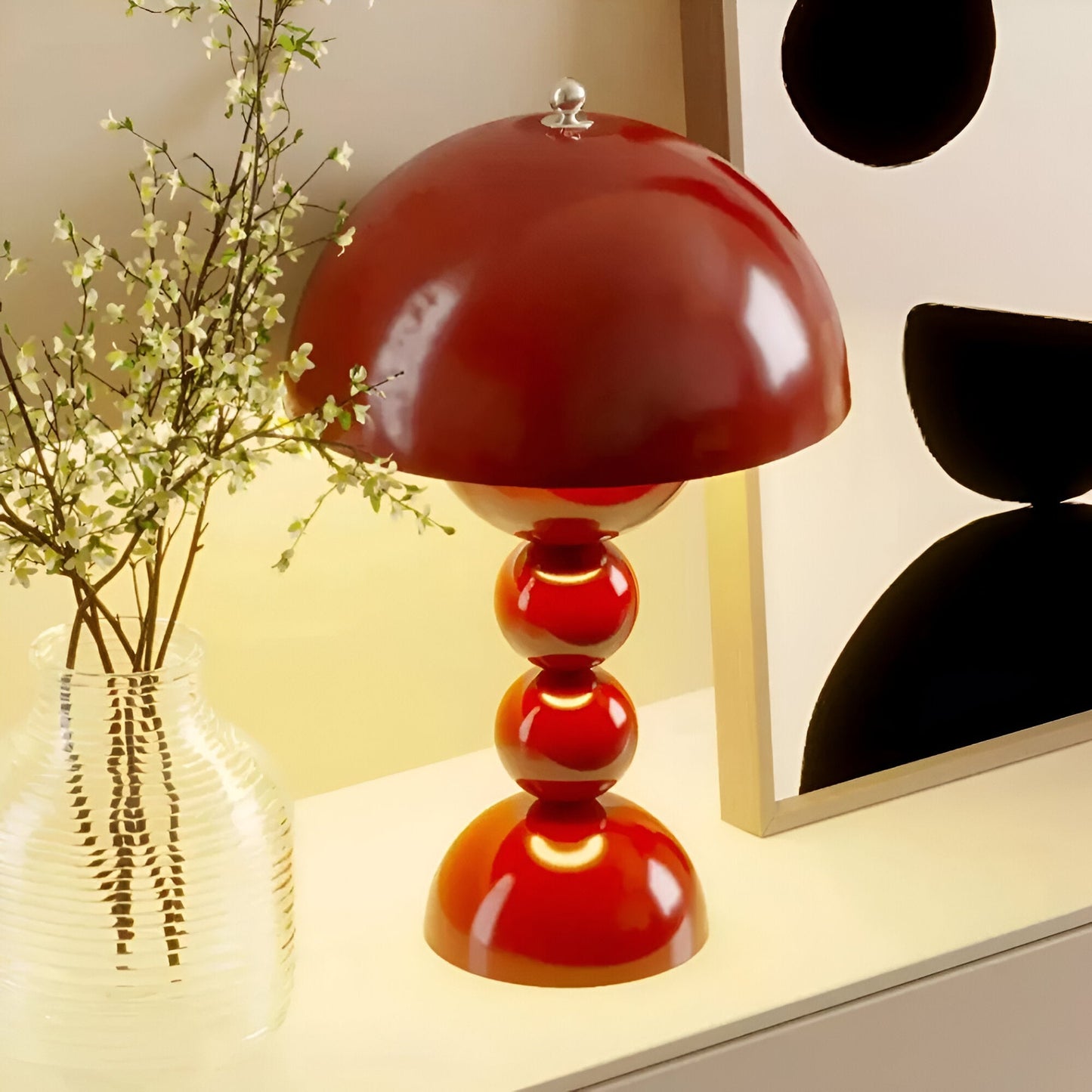 Table Lamp Acrylic Wireless Nordic Style | Doriva