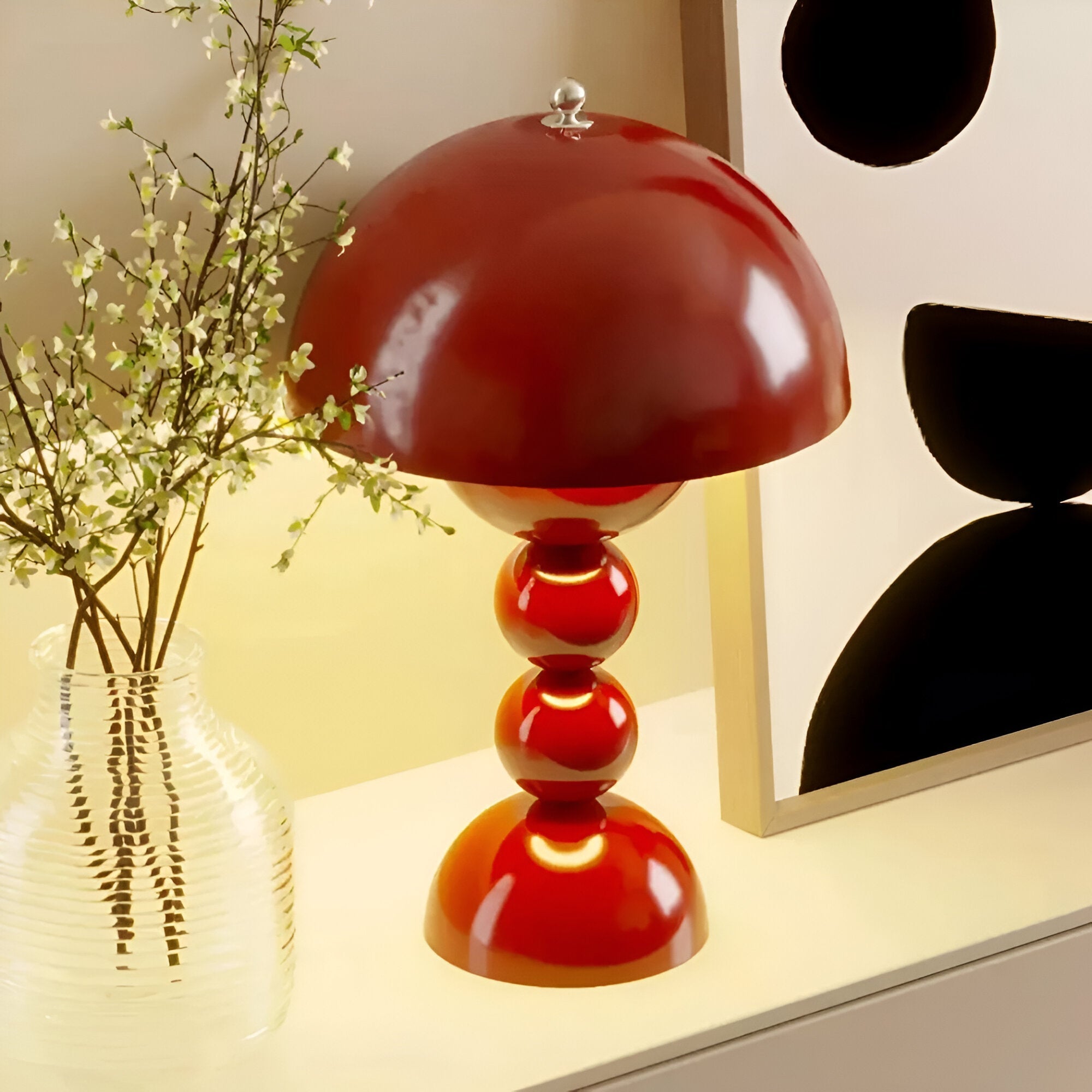 Table Lamp Acrylic Wireless Nordic Style | Doriva