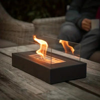 Table Lamp Bio Ethanol Table Fireplace Modern Design | Flarion