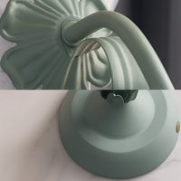 Table Lamp French Flower Metal Base Vintage Style | Flarune