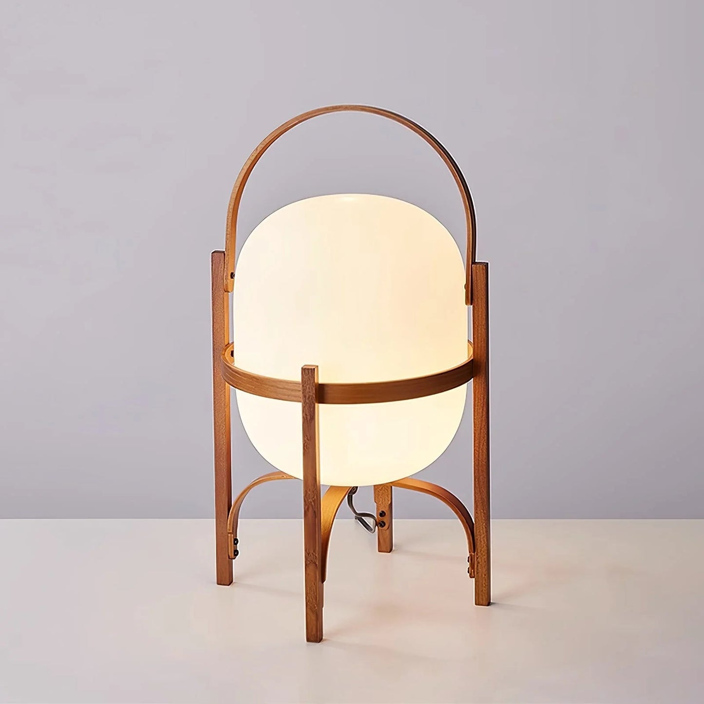 Table Lamp Glass Body Modern Glow | Nomaro