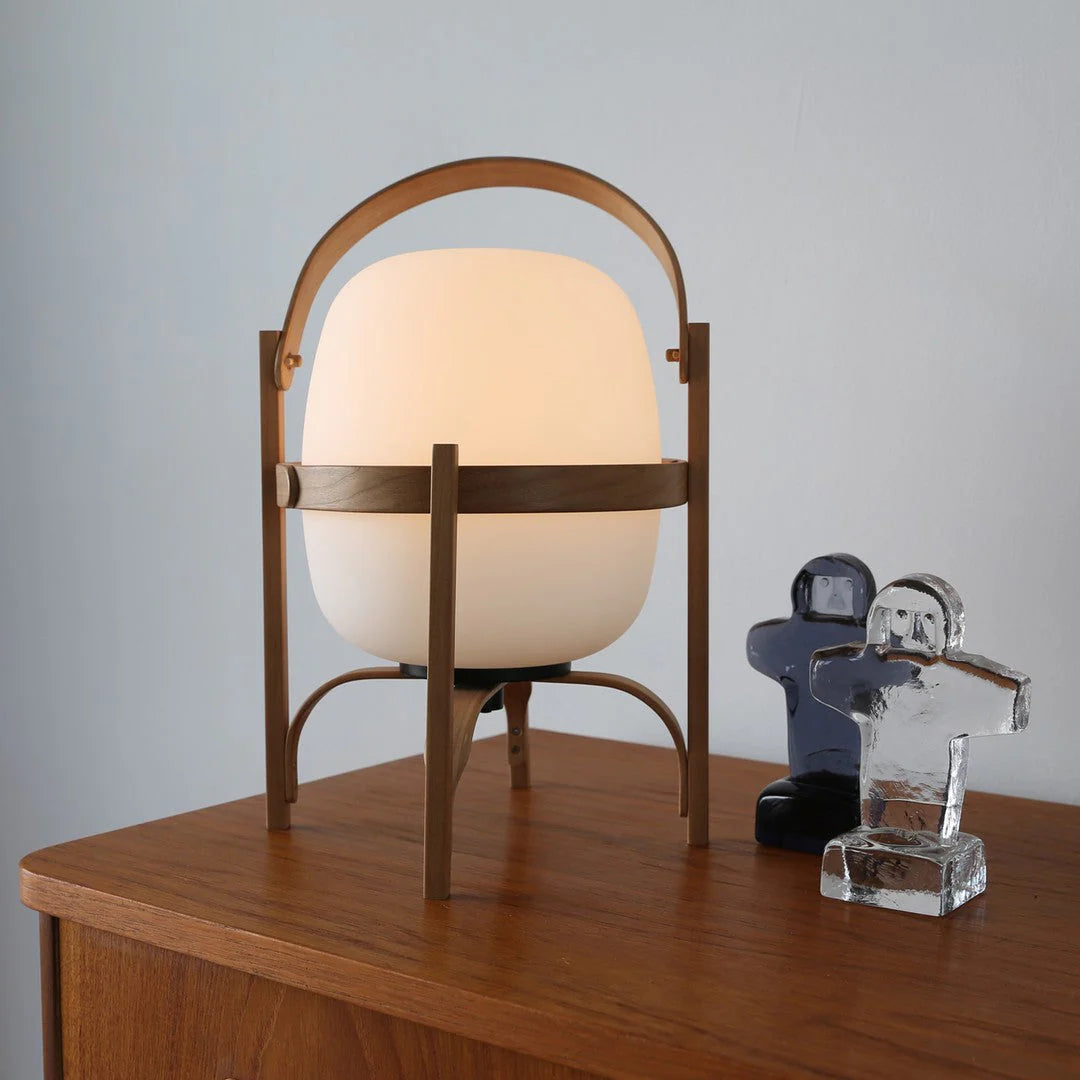 Table Lamp Glass Body Modern Glow | Nomaro
