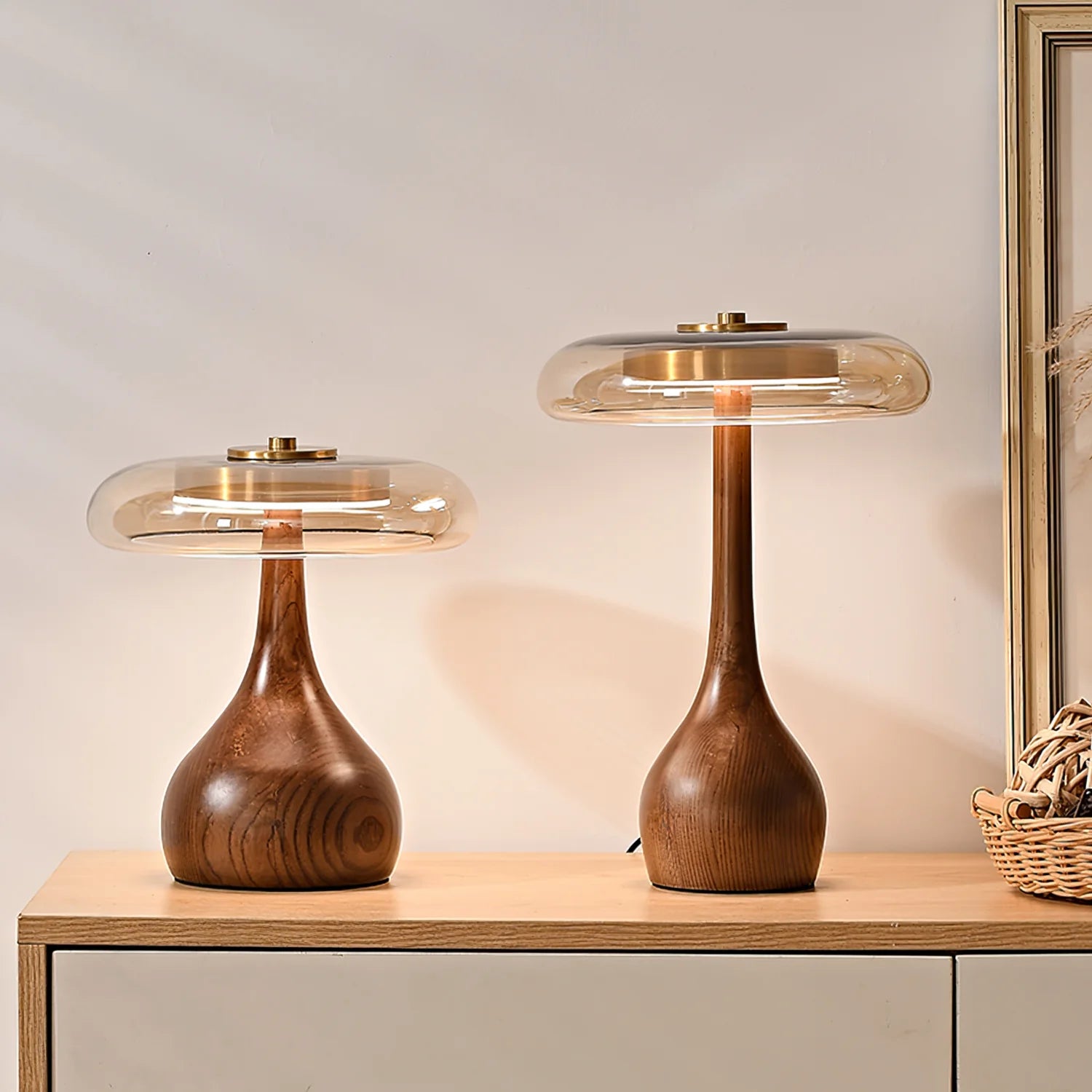 Table Lamp Glass Dome in Modern Design | Andiro